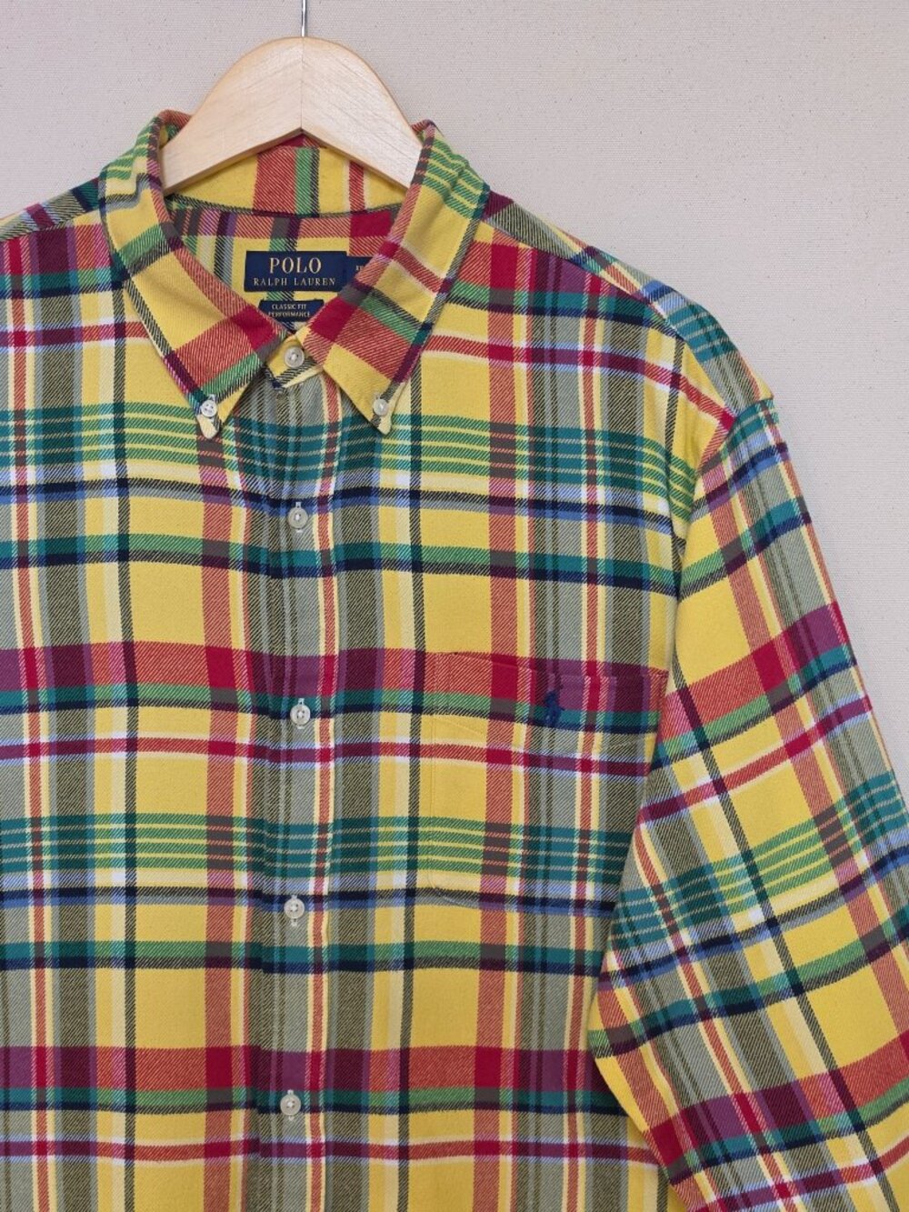 Polo Ralph Lauren Performance Flannel Button Down Classic Fit XXL